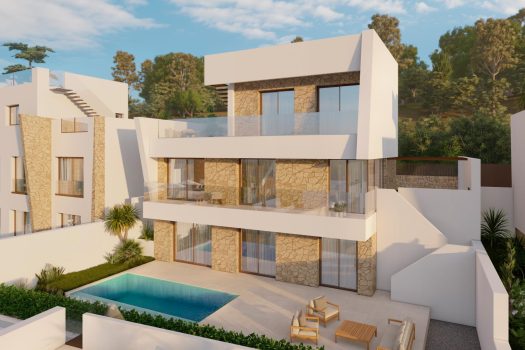 Vrijstaande villa’s met uitzicht op zee en de bergen in Balcon de Finestrat