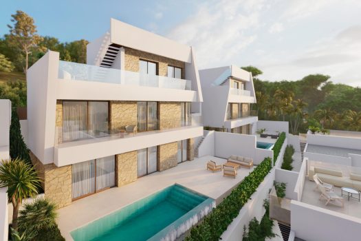 Vrijstaande villa’s met uitzicht op zee en de bergen in Balcon de Finestrat