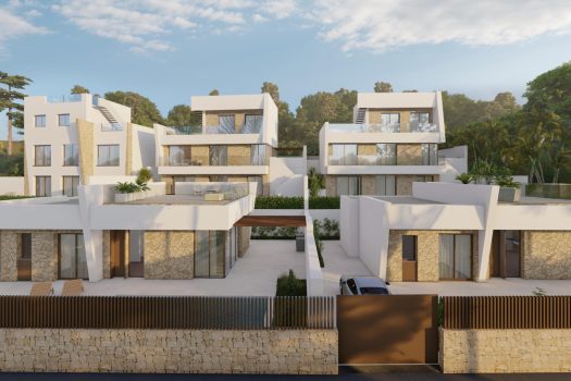 Vrijstaande villa’s met uitzicht op zee en de bergen in Balcon de Finestrat