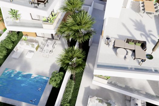 Vrijstaande villa’s aan de golfbaan in Pilar de la Horadada