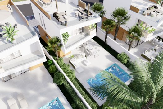 Vrijstaande villa’s aan de golfbaan in Pilar de la Horadada