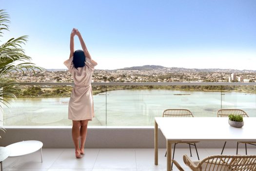 Schitterende appartementen in Calpe met uitzicht op de zee en de zoutvlaktes