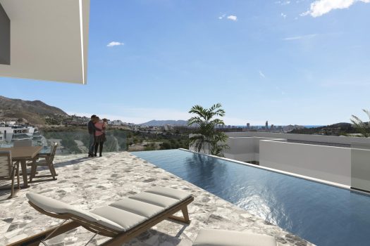 Luxe villa’s in Balcón de Finestrat met zeezicht
