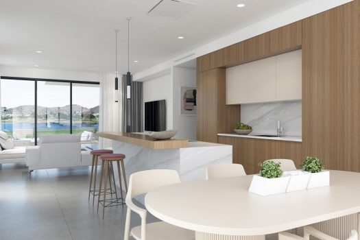 Half vrijstaande villa’s met uitzicht op de golfbaan in Monforte del Cid