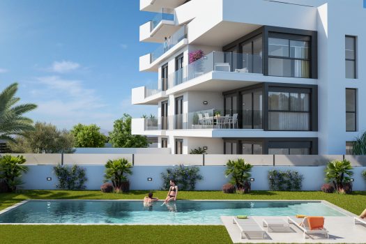 Appartementen in de natuur in Guardamar del Segura, Alicante