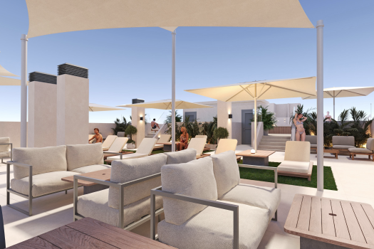 Appartementen met zwembad in San Miguel de Salinas