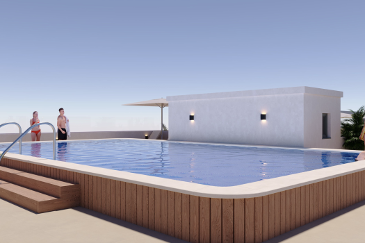 Appartementen met zwembad in San Miguel de Salinas