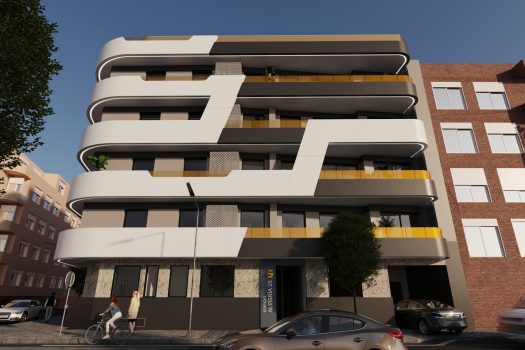 Exclusief penthouse met 2 slaapkamers, groot terras en privé dakterras in het centrum van Torrevieja