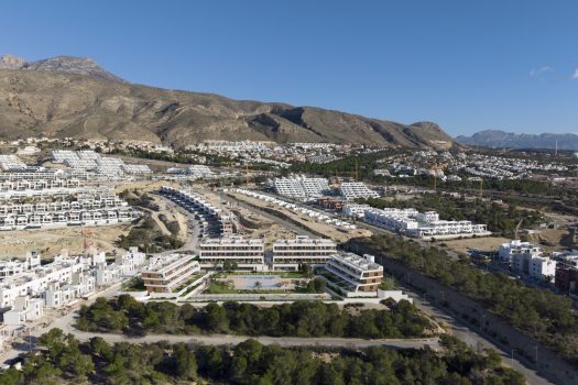 Nieuwbouw appartementen in Finestrat aan de Costa Blanca dicht bij Benidorm en zee