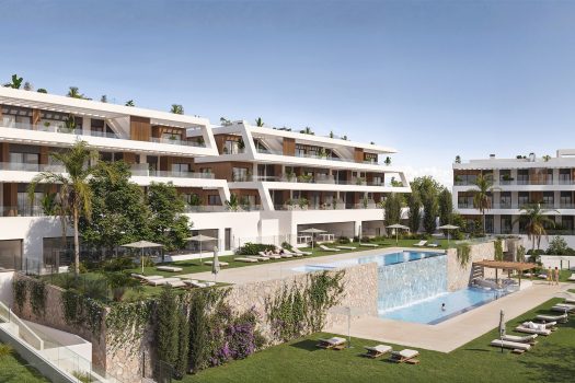 Nieuwbouw appartementen in Finestrat aan de Costa Blanca dicht bij Benidorm en zee