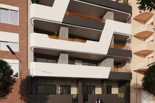 Exclusief penthouse met 2 slaapkamers, groot terras en privé dakterras in het centrum van Torrevieja