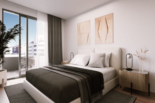 Exclusief penthouse met 2 slaapkamers, groot terras en privé dakterras in het centrum van Torrevieja