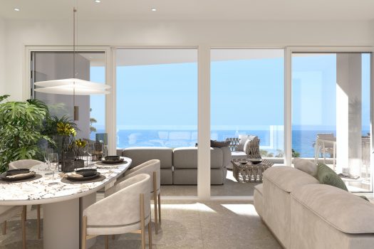 Nieuwbouwappartementen aan zee in Mil Palmeras met inbegrepen toeristenvergunning