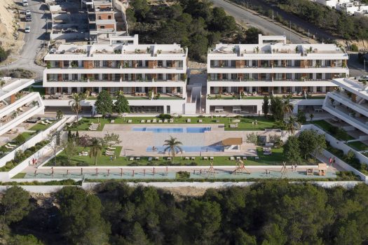 Nieuwbouw appartementen in Finestrat aan de Costa Blanca dicht bij Benidorm en zee