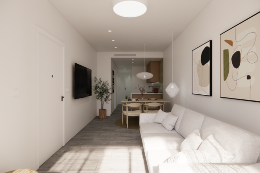 Appartementen op tweede lijn van het strand in Torre de la Horadada