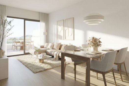 Nieuwbouw appartementen in Finestrat aan de Costa Blanca dicht bij Benidorm en zee