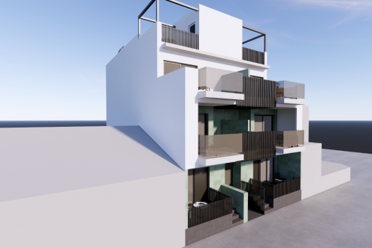 Appartementen op tweede lijn van het strand in Torre de la Horadada