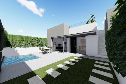 Vrijstaande villa’s op 400 meter van de zee in San Juan de los Terreros, Almería