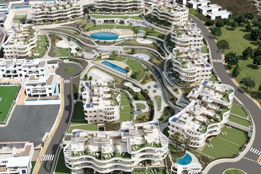 Appartementen met 2 en 3 slaapkamers tussen Playa de Poniente en Cala de Finestrat
