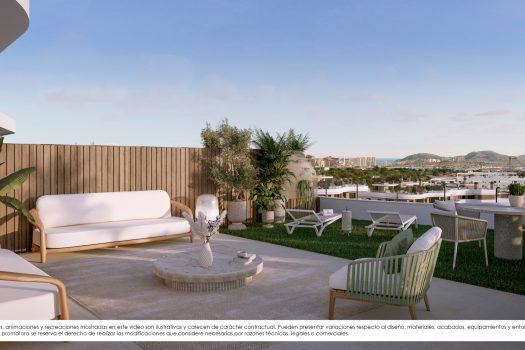 Appartementen met 2 en 3 slaapkamers tussen Playa de Poniente en Cala de Finestrat