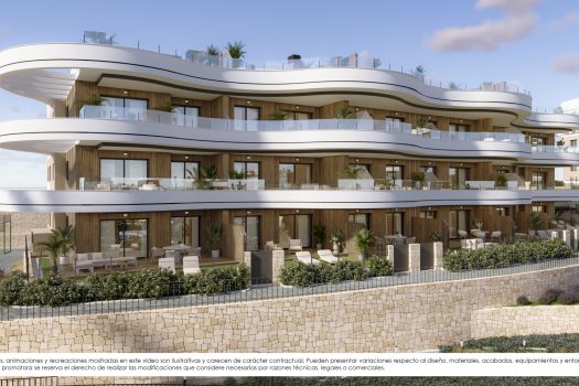 Appartementen met 2 en 3 slaapkamers tussen Playa de Poniente en Cala de Finestrat