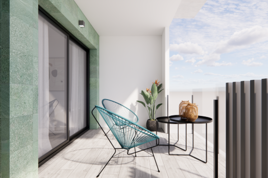 Appartementen op tweede lijn van het strand in Torre de la Horadada