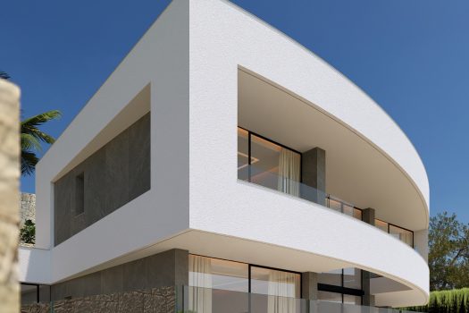 Ruime moderne villa met spectaculaire zeezicht in Calpe