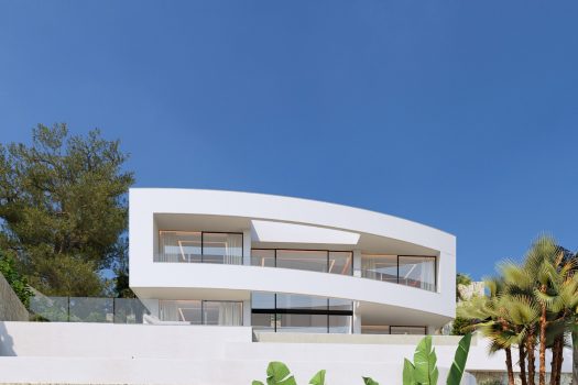 Ruime moderne villa met spectaculaire zeezicht in Calpe