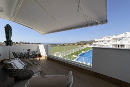 Exclusief penthouse met panoramisch uitzicht op de Campana Golf en de Middellandse Zee — Finestrat, Costa Blanca