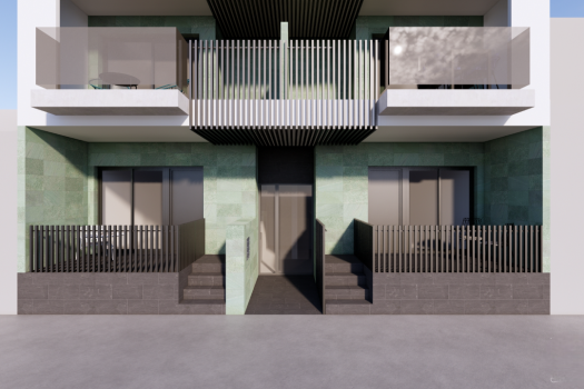 Appartementen op tweede lijn van het strand in Torre de la Horadada