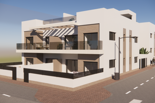 Appartementen met zonnige terrassen in Rojales