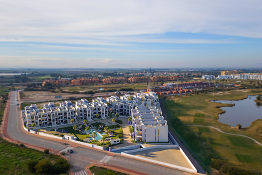 Appartementen aan de golfbaan in Los Alcázares