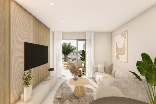 Appartementen aan de golfbaan in Los Alcázares