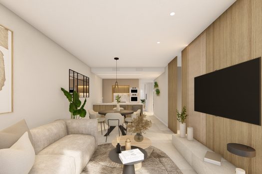 Appartementen aan de golfbaan in Los Alcázares