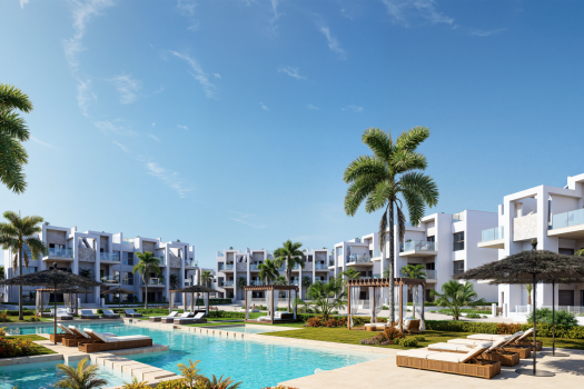 Appartementen aan de golfbaan in Los Alcázares