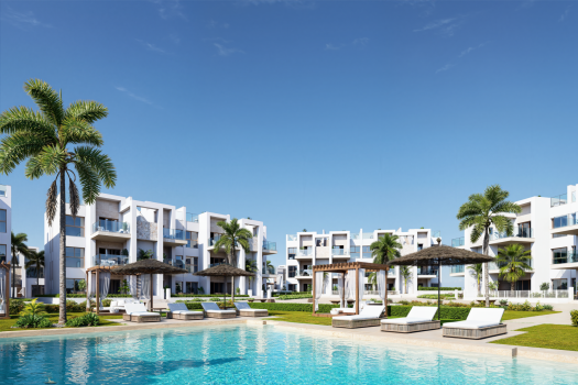 Appartementen aan de golfbaan in Los Alcázares