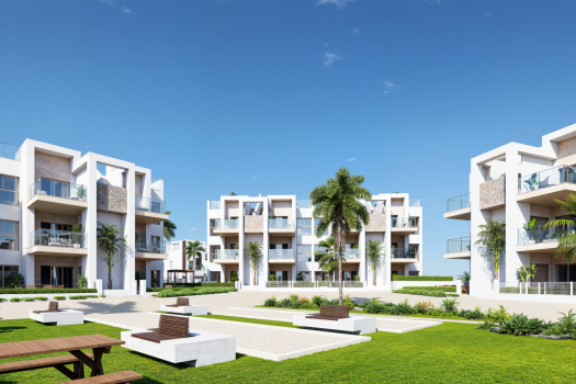 Appartementen aan de golfbaan in Los Alcázares