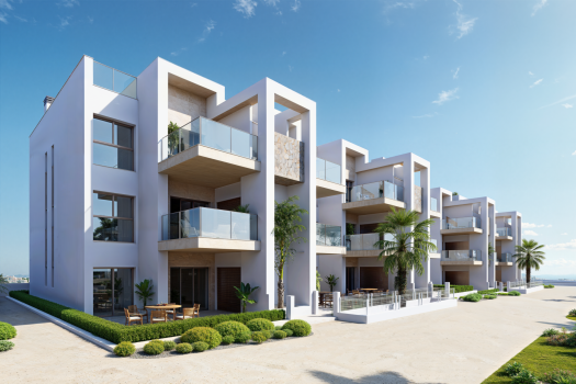 Appartementen aan de golfbaan in Los Alcázares