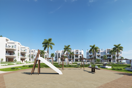 Appartementen aan de golfbaan in Los Alcázares