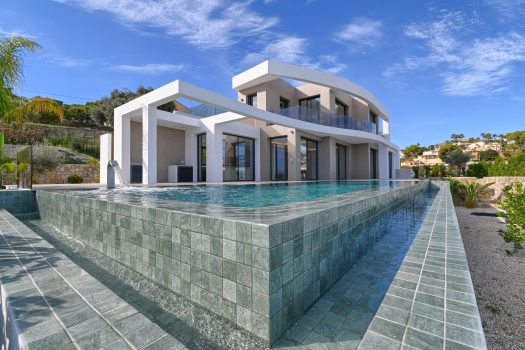 Exclusieve luxe villa op een steenworp van de zee in Moraira