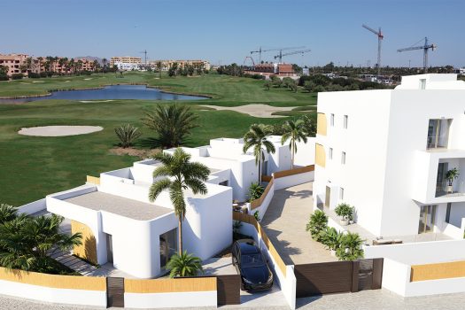 Appartementen aan de eerste lijn van de golfbaan in Los Alcázares, Murcia