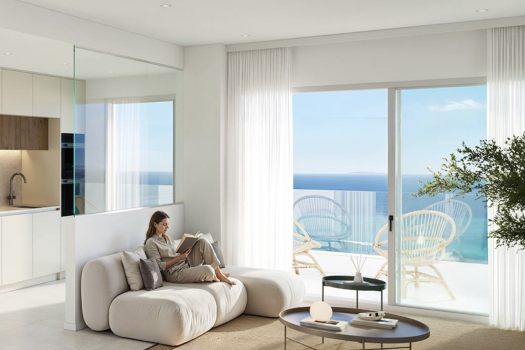 Appartementen aan het strand in Villajoyosa