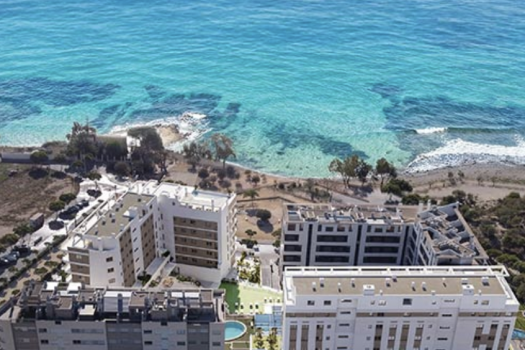 Appartementen aan het strand in Villajoyosa