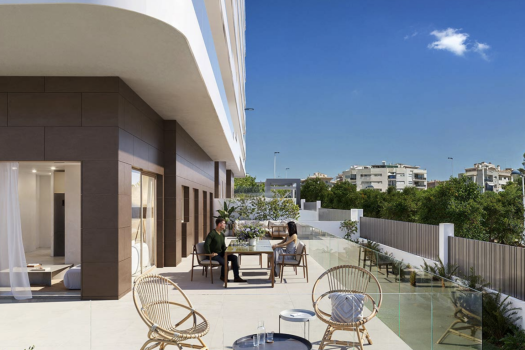 Appartementen aan het strand in Villajoyosa