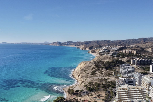 Appartementen aan het strand in Villajoyosa