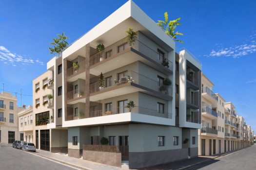 Appartementen op 500 meter van het strand in Santa Pola
