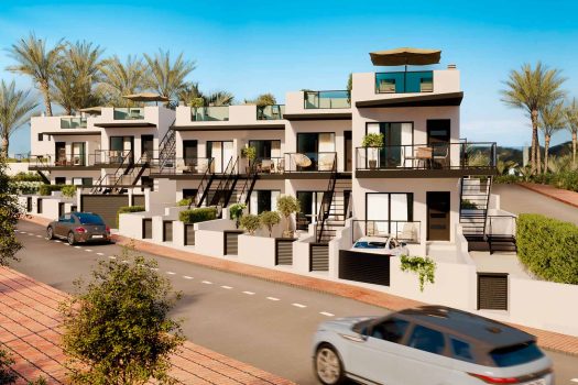 Appartementen op 300 meter van de zee in Mazarrón, Murcia