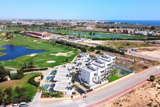 Appartementen aan de eerste lijn van de golfbaan in Los Alcázares, Murcia
