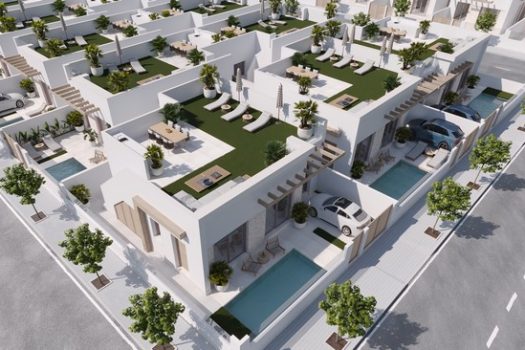 Exclusieve vrijstaande villa’s in Roldán, Murcia