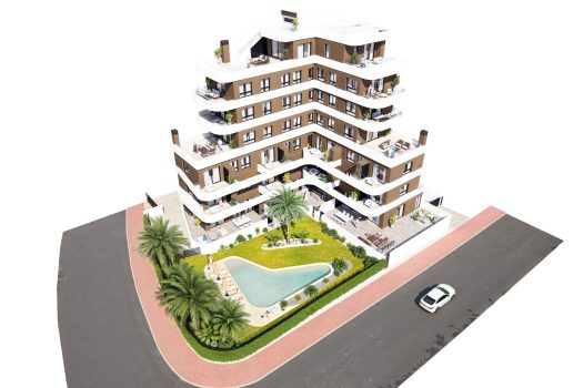 Moderne appartementen in Guardamar del Segura, Alicante.